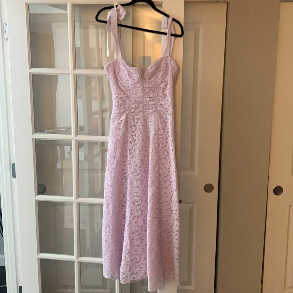 Jonathan Simkhai lilac lace dress